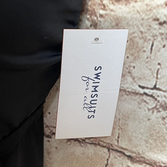 NWT Swimsuits for All Plus Size 46G Black Tankini Top Only - Picture 8 of 11